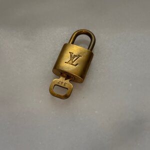 Louis Vuitton Brass Padlock with Key